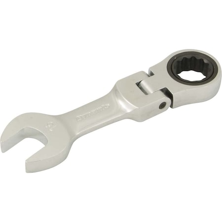 DYNAMIC Tools 16mm Stubby Flex Head Ratcheting Wrench D076316